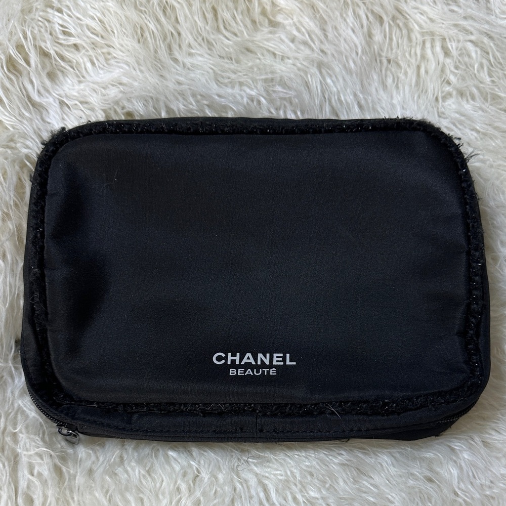 CHANEL Black Beauty Pouch